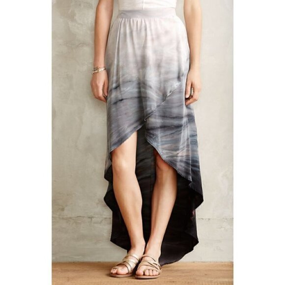 Gypsy 05 Silk Seascape Maxi Skirt - S - Picture 2 of 14